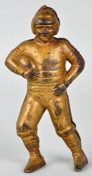 Appraisal: Cast Iron Football Player Still Bank Manufactured by AC Williams