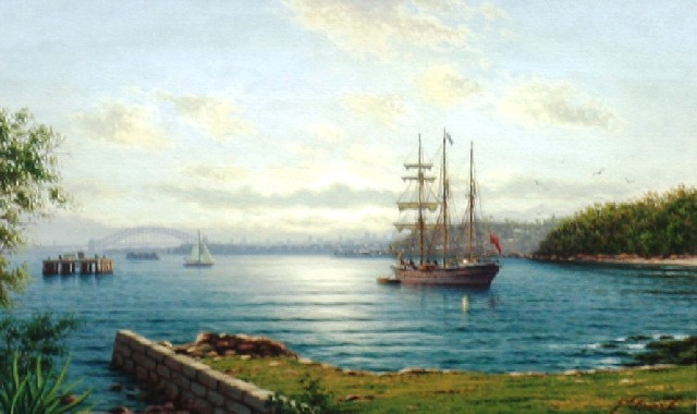 Appraisal: John Ambrose Frost John Ambrose Frost born Sydney Harbour oil