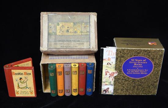 Appraisal: CHILDREN'S BOOKS four pieces c Bookie-Blox Co New Rochelle NY