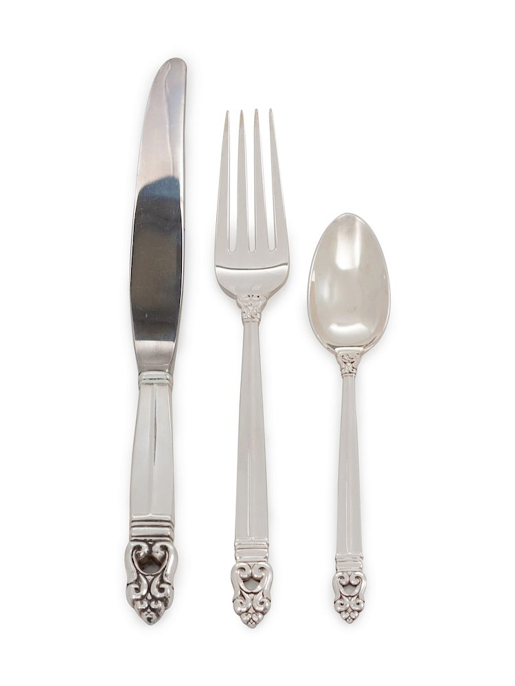 Appraisal: An American Silver Partial Flatware Service International Silver Co Meriden