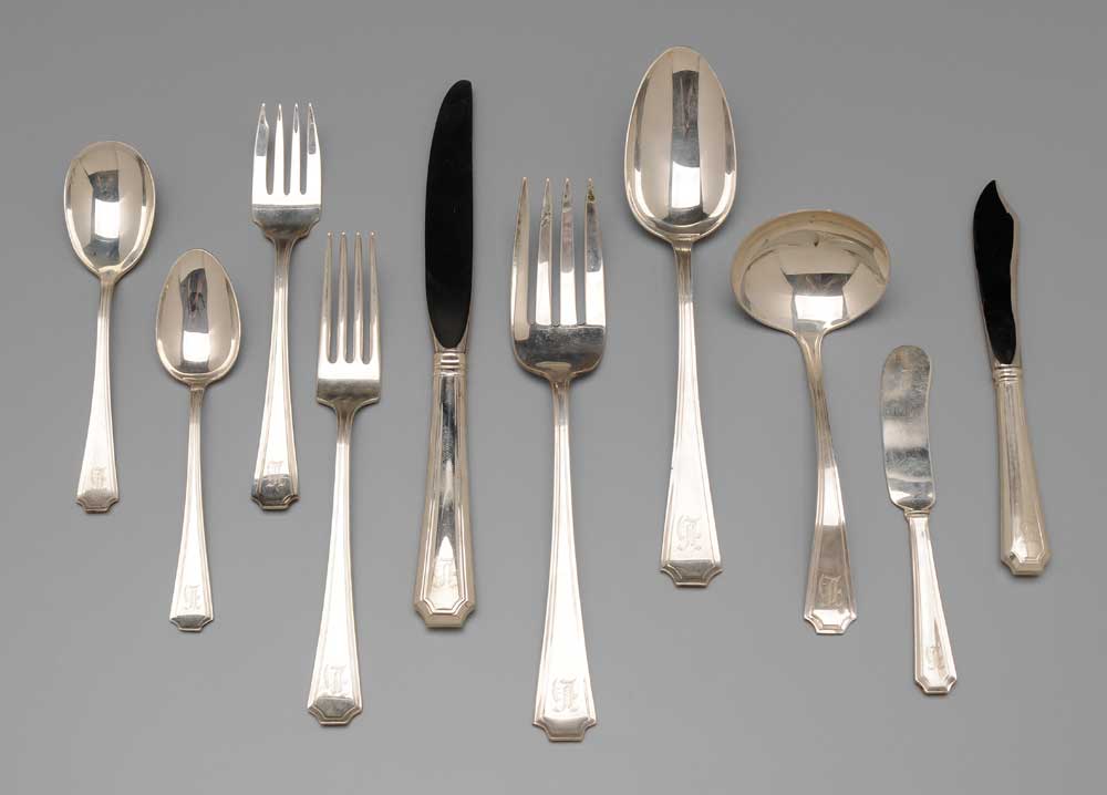 Appraisal: Gorham Fairfax Sterling Flatware American th century pieces marks for