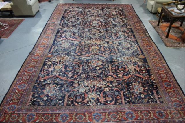 Appraisal: Palace Size Antique Persian Carpet A beautiful and large carpet