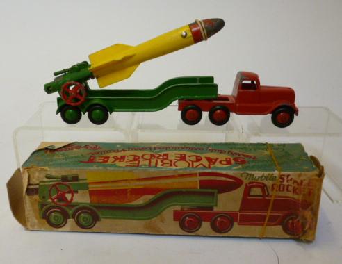 Appraisal: A Crescent Toys Mobile Space Rocket diecast lorry and trailer