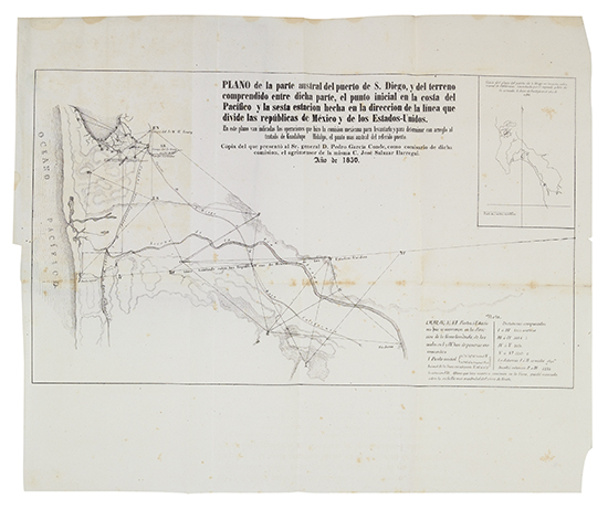 Appraisal: THE FIRST SURVEY OF THE NEW BORDER OF CALIFORNIA AND