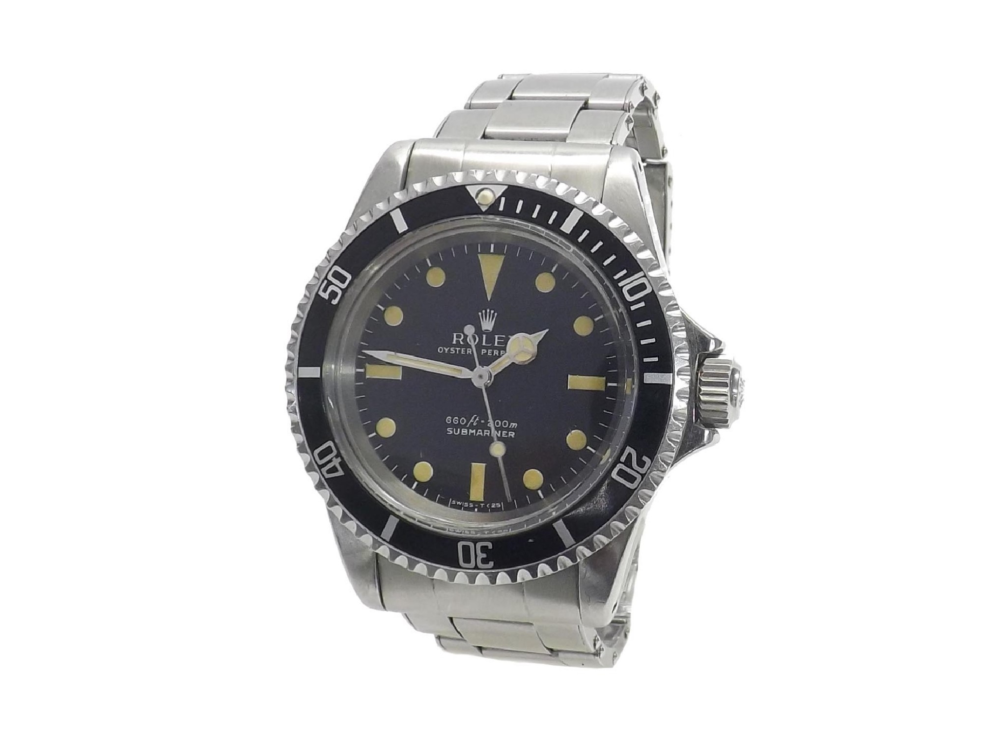 Appraisal: Rolex Oyster Perpetual Submariner stainless steel gentleman's bracelet watch ref