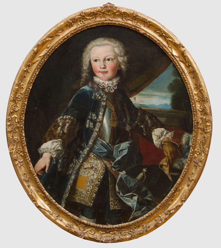 Appraisal: FRENCH SCHOOL PORTRAIT OF VITTORIO AMADEO III DUKE OF SAVOY