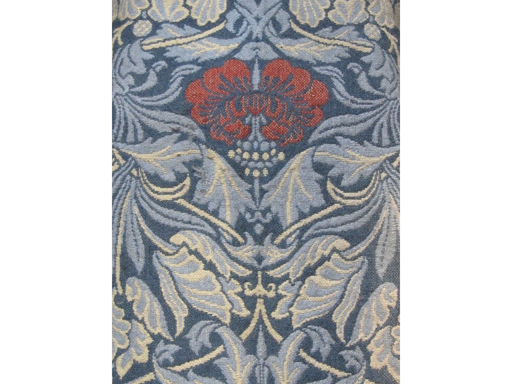 Appraisal: A William Morris pair of woven wool curtains with Tulip