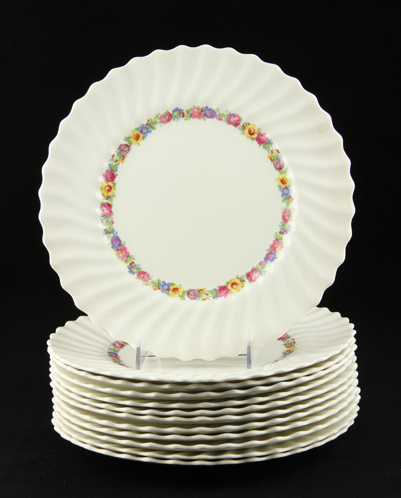 Appraisal: - Royal Doulton Evesham Plates Lot of twelve Royal Doulton