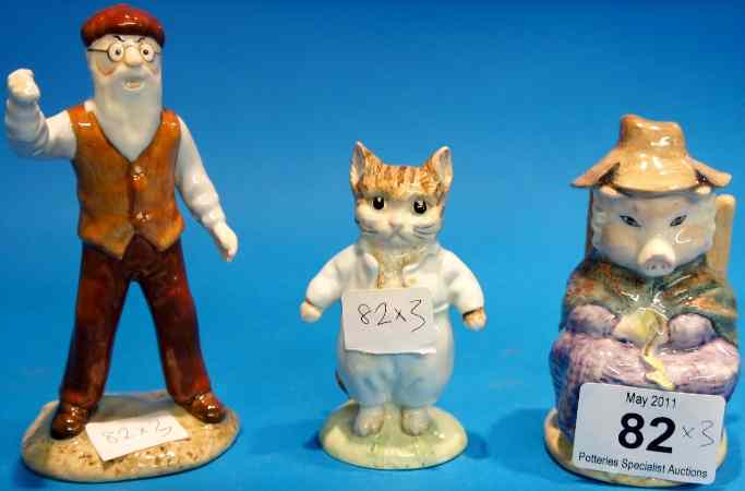 Appraisal: Beswick And This Pig had none Royal Albert Tom Kitten