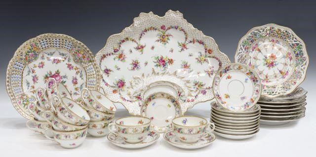 Appraisal: lot of Schumann Bavaria porcelain assembled service early th c