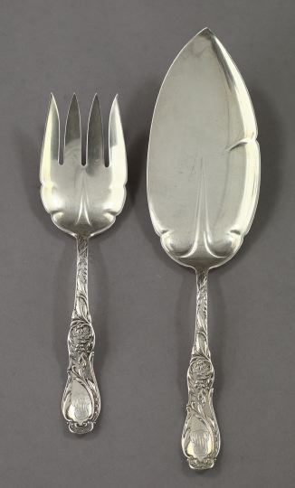 Appraisal: Two Gorham Sterling Silver Serving Items comprised of a Rowne