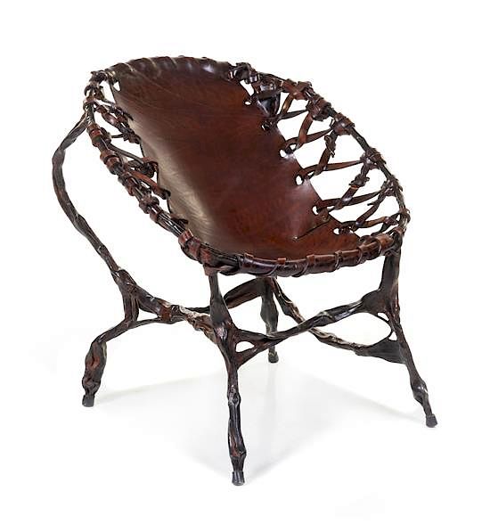 Appraisal: Sido and Francois Thevenin French - - Sling Chair Sawaya