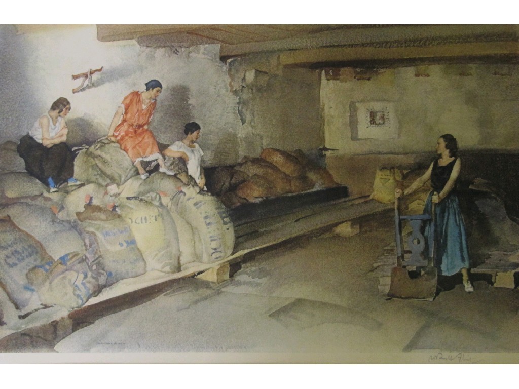 Appraisal: AFTER SIR WILLIAM RUSSELL FLINT Limited Edition reproduction 'The Sack