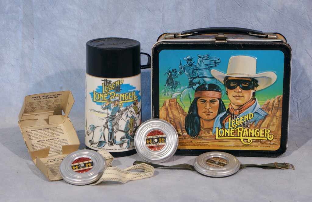 Appraisal: Lone Ranger Lunch box and thermos by Aladdin Industries -