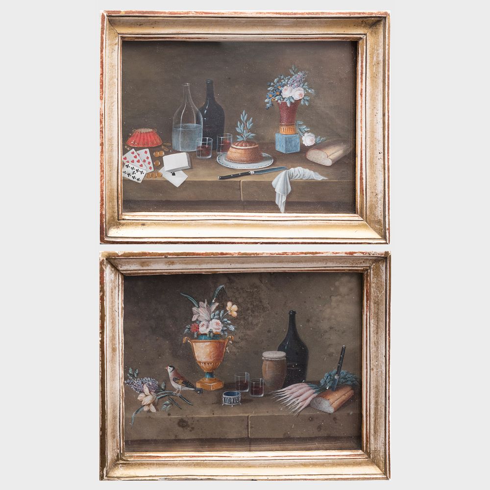 Appraisal: Attributed to Paul Lelong - Still Lifes A Pair Two