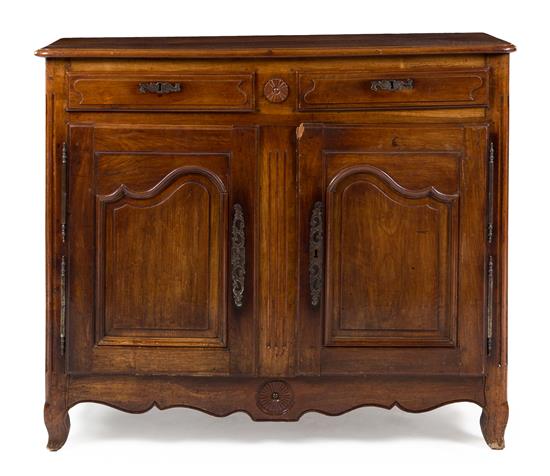 Appraisal: Sale Lot A Louis XV Provincial Fruitwood Cabinet th th