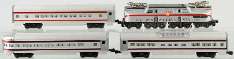 Appraisal: Williams Pennsylvania GG Passenger Train Set Contemporary Includes no Pennsylvania