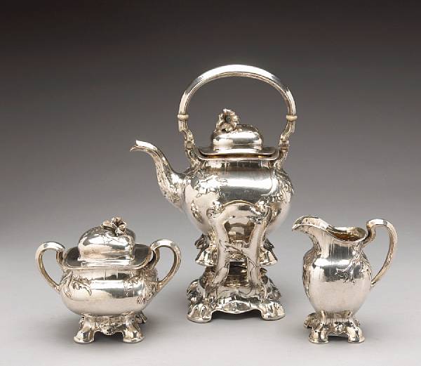 Appraisal: A Martele standard silver three piece partial tea setGorham Mfg