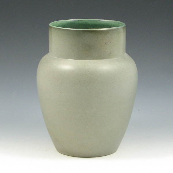 Appraisal: Denver White Gray Ware vase from Nice hand-thrown form Signed