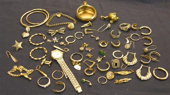 Appraisal: Various costume jewellery to include a pocket watch case and