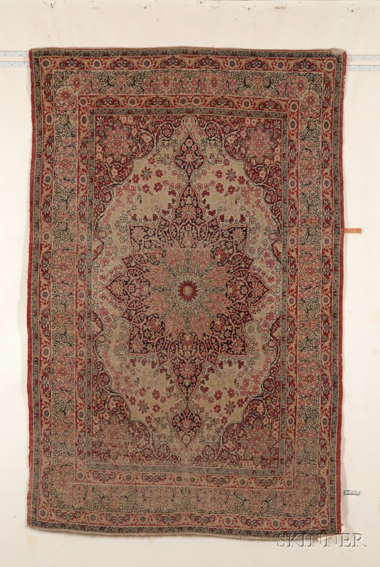 Appraisal: Kerman Rug Southeast Persia second half th century areas of