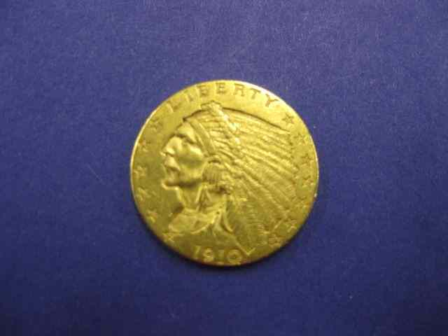 Appraisal: U S Indian Head Gold Coin almost uncirculated