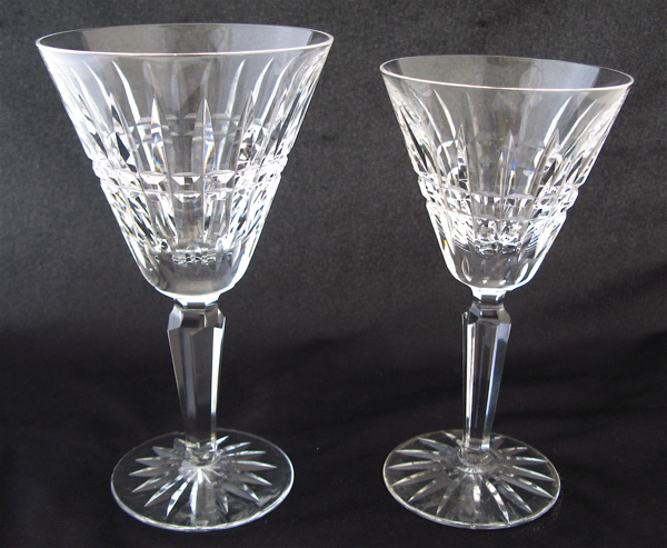 Appraisal: GROUP OF NINETEEN IRISH CUT CRYSTAL STEMWARE consisting of white