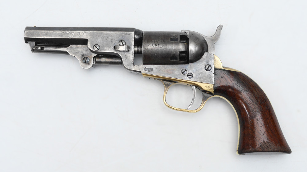 Appraisal: COLT MODEL POCKET REVOLVER Serial number all matching '' octagonal