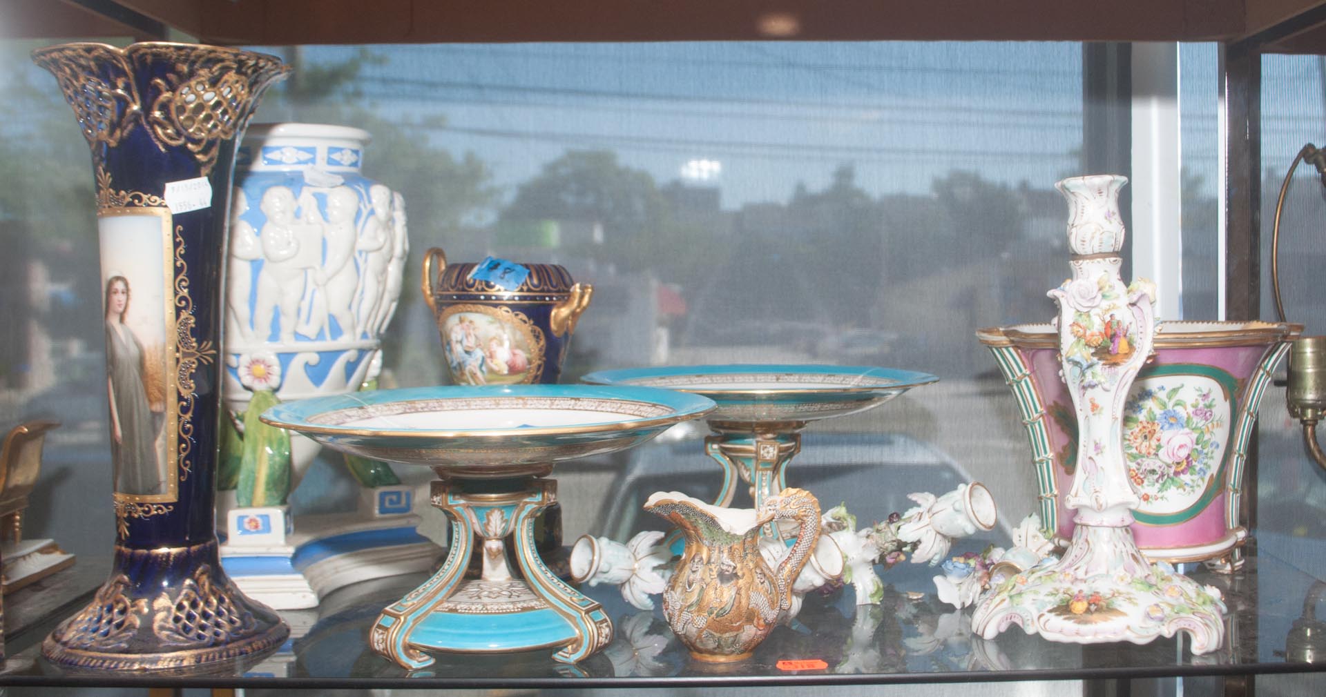 Appraisal: Assortment of continental ceramics as is Undernumber