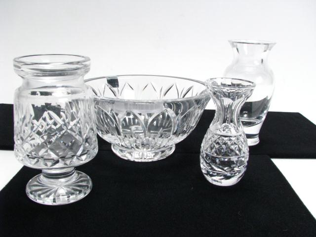 Appraisal: Four Items of Crystal Waterford Steuben including a '' Marquis