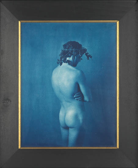 Appraisal: DUGDALE JOHN - Bacchus in Repose Cyanotype x inches x