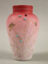 Appraisal: A Lovely Art Glass Vase C th Century Possibly Webb