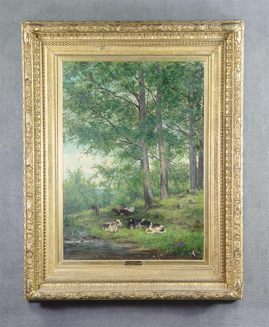 Appraisal: Trotter Newbold Hugh American - Oil on canvas By the