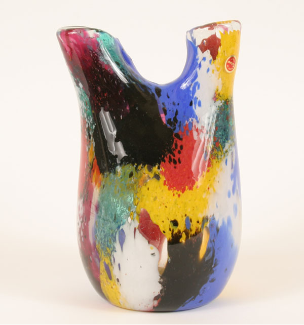 Appraisal: Murano art glass vase in the style of Dino Martens