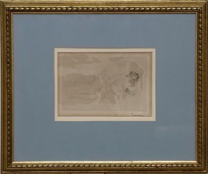 Appraisal: PIERRE-AUGUSTE RENOIR - NUDE WOMAN RECLINING ND STATE Etching on