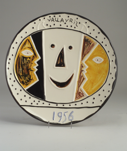 Appraisal: Large ceramic charger in the style of Pablo Picasso's Vallauris