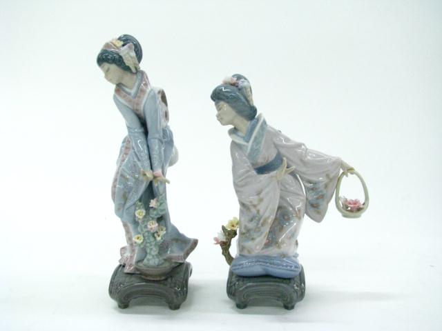 Appraisal: Two Lladro figures including ''Michiko'' issued retired Salvador Debon and