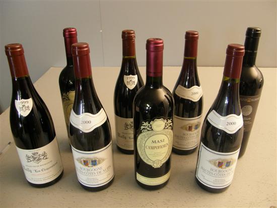 Appraisal: Selection of red wines to include 'Bourgogne Hautes-Cotes de Nuits'