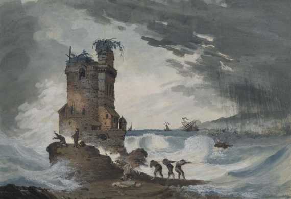 Appraisal: ZANETTI ANTONIO MARIA II Venice Raging sea with shipwreck victims