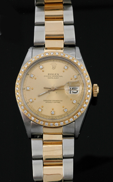 Appraisal: A GENTS ROLEX OYSTER PERPETUAL DATEJUST WRISTWATCH Circa Having a