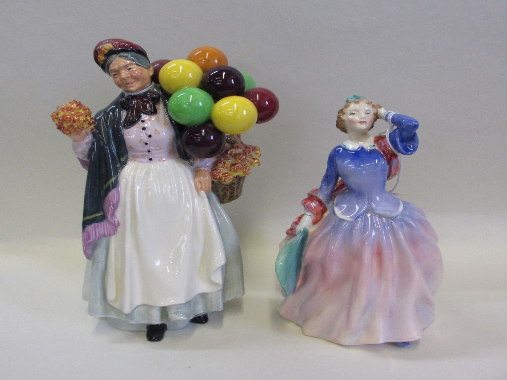 Appraisal: Two Royal Doulton ladies including Blithe Morning HN and Biddy