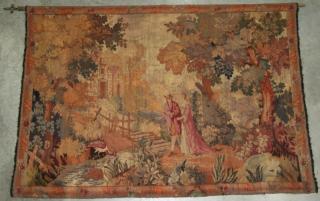 Appraisal: FRENCH TAPESTRY FRENCH TAPESTRY H X W