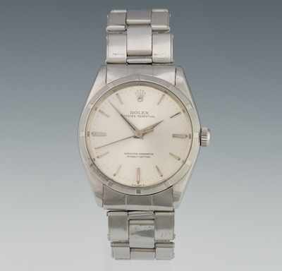 Appraisal: A Gentleman's Rolex Oyster Perpetual Stainless Steel Watch ca Stainless