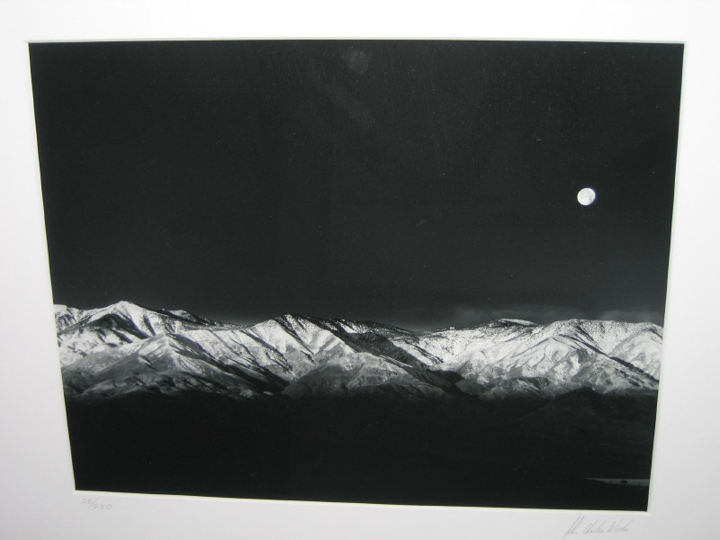 Appraisal: JOHN CHARLES WOODS AMERICAN MOONSET SUNRISE PANAMENT MOUNTAINS numbered and