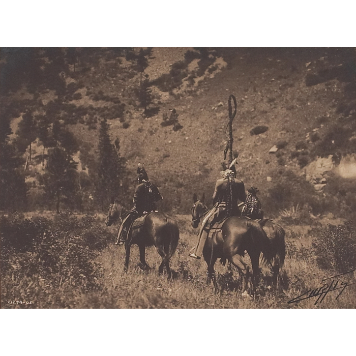 Appraisal: Edward Sheriff Curtis American - ''In Black Canyon '' platinum