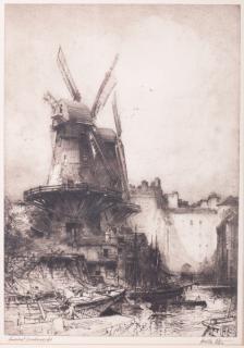 Appraisal: Hedley Fitton Drypoint Etching Hedley Fitton England - drypoint etching