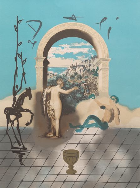 Appraisal: SALVADOR DALI SPANISH - x Gateway of the New World