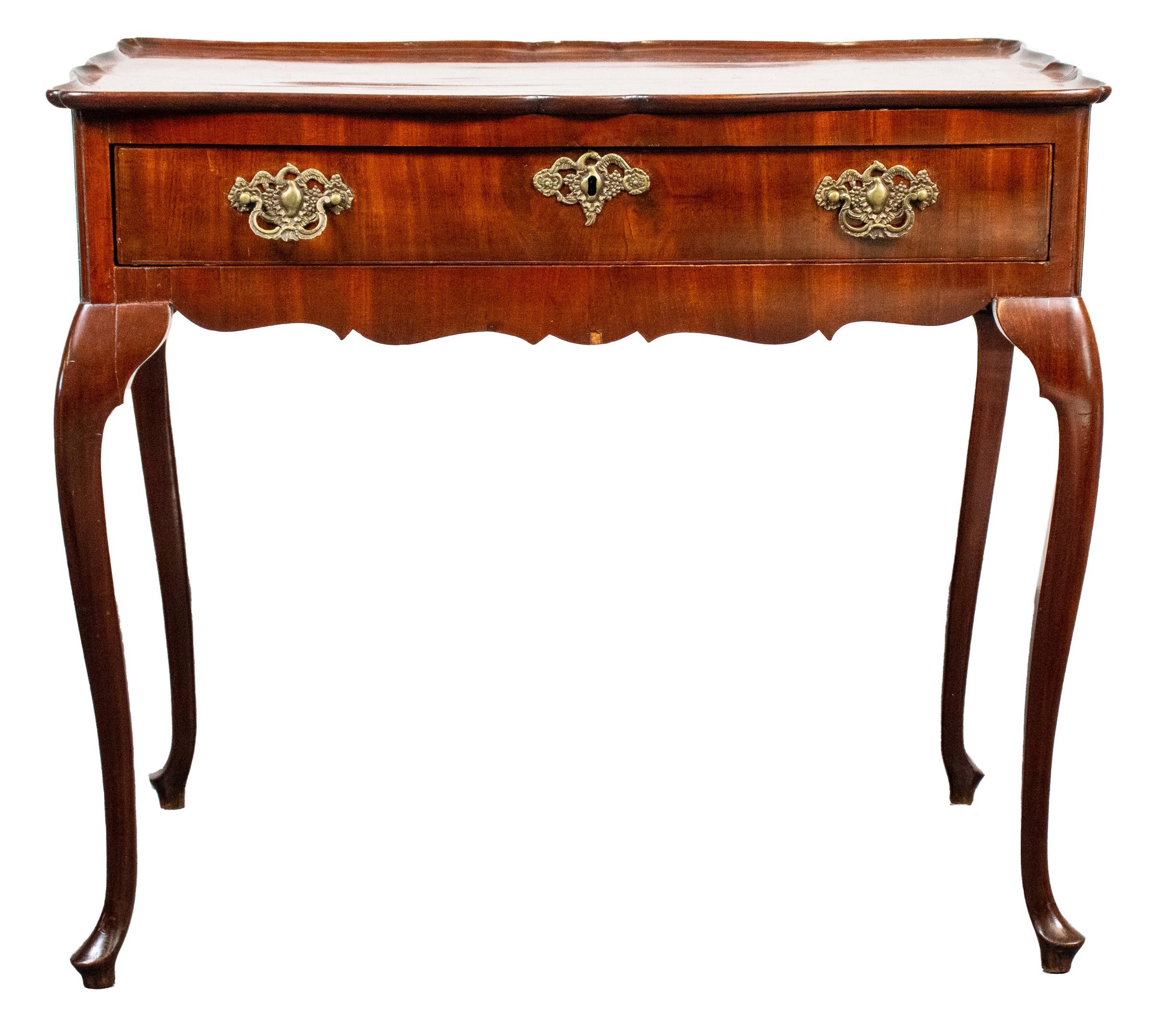 Appraisal: GEORGE III MAHOGANY CONSOLE TABLE George III mahogany console table