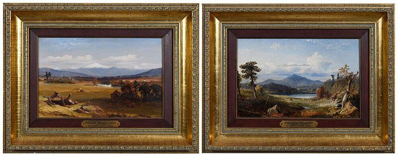 Appraisal: Russell Smith Scottish America - A Pair of New Hampshire