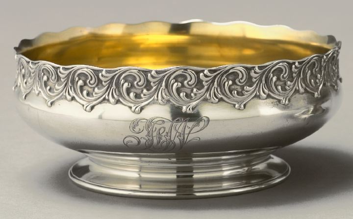 Appraisal: Theodore B Starr New York Sterling Silver Footed Fruit Bowl